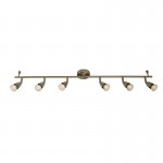 Amalfi - Satin Nickel 6 Light Bar Spotlights Amalfi - Satin Nickel 6 Light Bar Spotlights