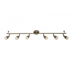Amalfi - Satin Nickel 6 Light Bar Spotlights Amalfi - Satin Nickel 6 Light Bar Spotlights