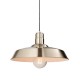 Ceiling Lights - Moore - Nickel Metal Single Hanging Pendant Endon-61282 - Moore - Nickel Metal Single Hanging Pendant