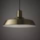 Ceiling Lights - Moore - Antique Brass Metal Single Hanging Pendant Endon-61283 - Moore - Antique Brass Metal Single Hanging Pendant