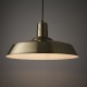 Ceiling Lights - Moore - Antique Brass Metal Single Hanging Pendant Endon-61283 - Moore - Antique Brass Metal Single Hanging Pendant