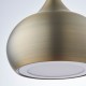 Endon-61299 - Brosnan - LED Matt Antique Brass Metal Single Hanging Pendant