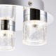 Bathroom Lights - Imperial - Bathroom Chrome with Glass 3 Light Ceiling Lamp Endon-61359 - Imperial - Bathroom Chrome with Glass 3 Light Ceiling Lamp
