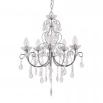 Tabitha - Bathroom Chrome 5 Light Centre Fitting with Crystal Tabitha - Bathroom Chrome 5 Light Centre Fitting with Crystal