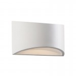 Toko - LED White Plaster Up&Down Wall Lamp
