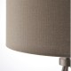 Endon-66986 - Tri - Grey with Matt Nickel Tripod Table Lamp