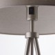 Endon-66987 - Tri - Grey with Matt Nickel Tripod Floor Lamp