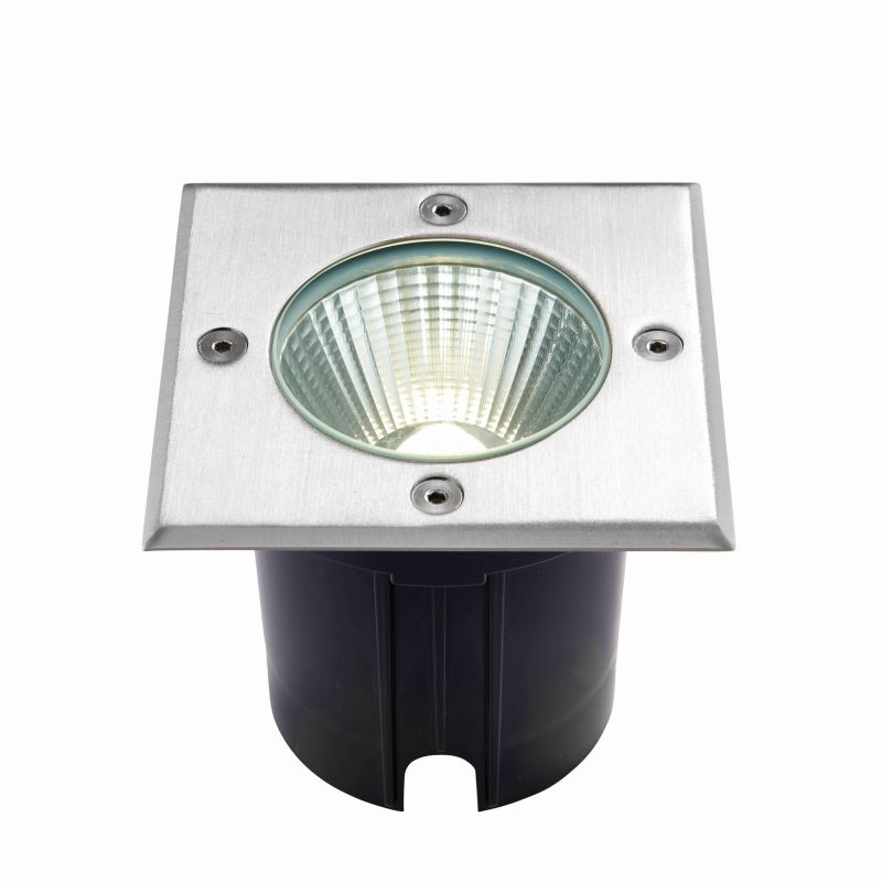Saxby-67406 - Ayoka - Brushed Stainless Steel Recessed Ground Light