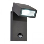 Morti - LED PIR Textured Anthracite Grey Wall Lamp Morti - LED PIR Textured Anthracite Grey Wall Lamp