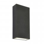 Morti - LED Textured Anthracite Up&Down Wall Lamp Morti - LED Textured Anthracite Up&Down Wall Lamp