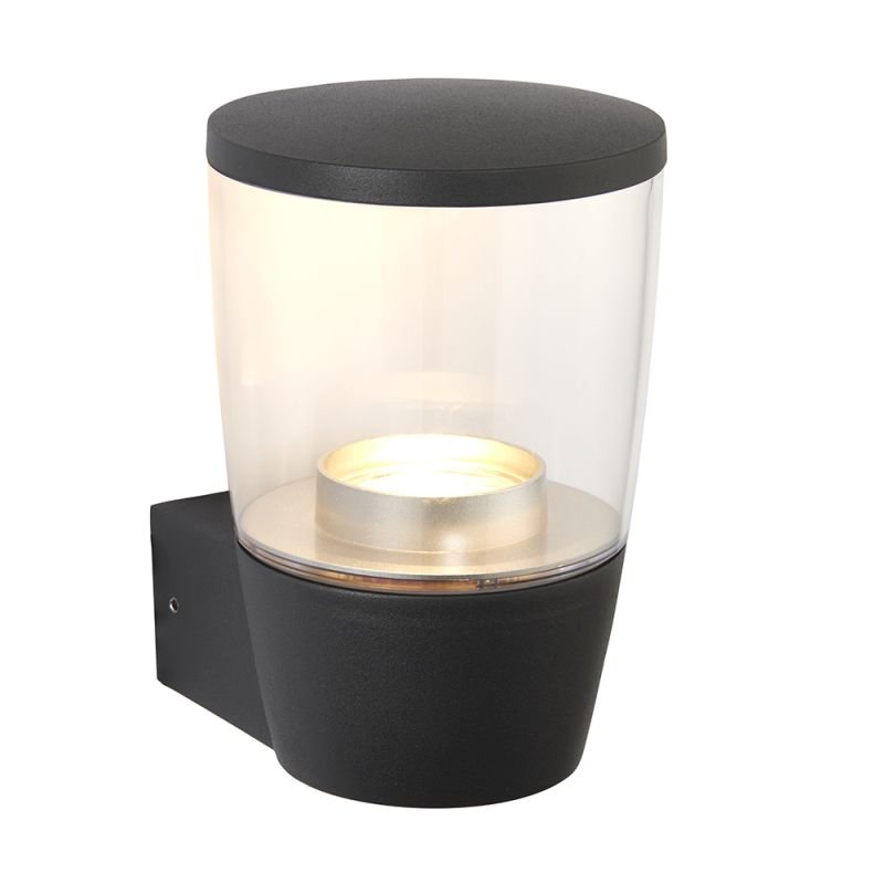 Outdoor - Canillo - Clear with Matt Antracite Wall Lamp Saxby-67697 - Canillo - Clear with Matt Antracite Wall Lamp