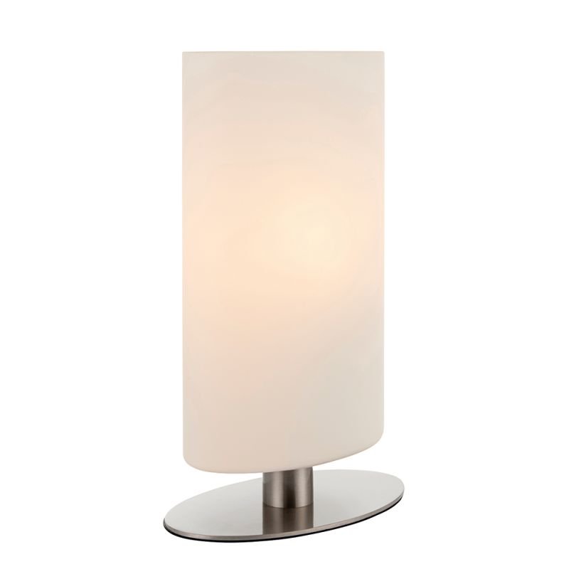 Endon-68492 - Palmer - Opal Glass & Satin Nickel Touch Table Lamp