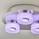 Bathroom Lights - Rita - LED Polished Chrome with Frosted 3 Light Ceiling Lamp Endon-68911 - Rita - LED Polished Chrome with Frosted 3 Light Ceiling Lamp