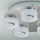 Bathroom Lights - Rita - LED Polished Chrome with Frosted 5 Light Ceiling Lamp Endon-68913 - Rita - LED Polished Chrome with Frosted 5 Light Ceiling Lamp