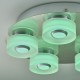 Bathroom Lights - Rita - LED Polished Chrome with Frosted 5 Light Ceiling Lamp Endon-68913 - Rita - LED Polished Chrome with Frosted 5 Light Ceiling Lamp