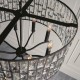 Crystal & Acrylic - Belle - Crystal with Dark Bronze 8 Light Pendant Endon-69391 - Belle - Crystal with Dark Bronze 8 Light Pendant