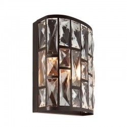 Belle - Dark Bronze Wall Lamp with Crystal Belle - Dark Bronze Wall Lamp with Crystal