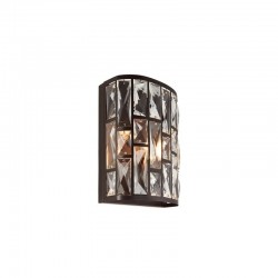 Belle - Dark Bronze Wall Lamp with Crystal Belle - Dark Bronze Wall Lamp with Crystal