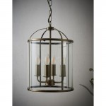 Lambeth - Antique Brass 4 Light Lantern Pendant Lambeth - Antique Brass 4 Light Lantern Pendant