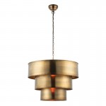 Morad - Aged Brass 3 Tiered Pendant