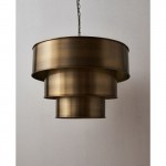 Morad - Aged Brass 3 Tiered Pendant