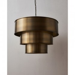 Morad - Aged Brass 3 Tiered Pendant