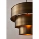 Endon-69783 - Morad - Aged Brass 3 Tiered Pendant
