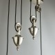 Kitchen Lights - Victoria - Antique Silver 2 Light Rise and Fall Pendant Endon-69840 - Victoria - Antique Silver 2 Light Rise and Fall Pendant