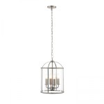 Lambeth - Satin Nickel 4 Light Lantern Pendant Lambeth - Satin Nickel 4 Light Lantern Pendant