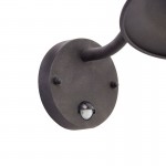 Chesham - Textured Black PIR Wall Lamp with Clear Glass  Chesham - Textured Black PIR Wall Lamp with Clear Glass
