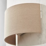 Obi - Vintage Natural Linen Wall Lamp