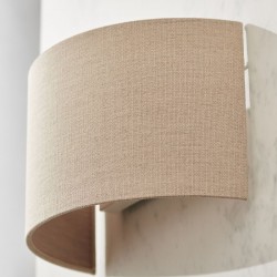 Obi - Vintage Natural Linen Wall Lamp Obi - Vintage Natural Linen Wall Lamp