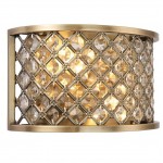 Hudson - Antique Brass Wall Lamp with Crystal Hudson - Antique Brass Wall Lamp with Crystal