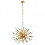 Orta - Satin Brass 9 Light Sputnik Pendant Orta - Satin Brass 9 Light Sputnik Pendant