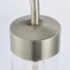 Endon-71184 - North - Brushed Stainless Steel & Glass Wall Lamp