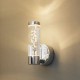 Endon-72046 - Essence - Clear Shade with Bubble & Chrome Single Wall Lamp