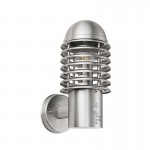 Louvre - Stainless Steel Uplight PIR Wall Lamp Louvre - Stainless Steel Uplight PIR Wall Lamp