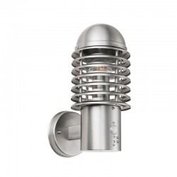 Louvre - Stainless Steel Uplight PIR Wall Lamp Louvre - Stainless Steel Uplight PIR Wall Lamp