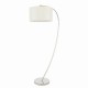 Endon-72388 - Josephine - White with Bright Nickel Floor Lamp