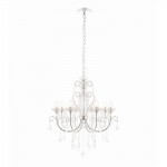 Tabitha - Bathroom Chrome 8 Light Centre Fitting with Crystal Tabitha - Bathroom Chrome 8 Light Centre Fitting with Crystal