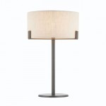 Hayfield - Brushed Bronze Table Lamp with Natural Linen Shade Hayfield - Brushed Bronze Table Lamp with Natural Linen Shade