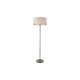 Endon-72634 - Hayfield - Natural Linen Shade with Brushed Bronze Floor Lamp