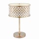 Table & Floor Lamp - Hudson - Crystal & Opal Diffuser with Antique Brass Table Lamp Endon-72749 - Hudson - Crystal & Opal Diffuser with Antique Brass Table Lamp