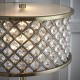 Table & Floor Lamp - Hudson - Crystal & Opal Diffuser with Antique Brass Table Lamp Endon-72749 - Hudson - Crystal & Opal Diffuser with Antique Brass Table Lamp