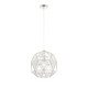 Ceiling Lights - Armour - Chrome Geometric Cage Pendant Endon-72817 - Armour - Chrome Geometric Cage Pendant