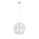 Ceiling Lights - Armour - Chrome Geometric Cage Pendant Endon-72817 - Armour - Chrome Geometric Cage Pendant