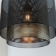 Endon-72829 - Plexus - Shade Only - Matt Black and Antique Brass Ø 25 cm