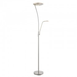 Alassio - Satin Chrome Mother & Child LED Floor Lamp Alassio - Satin Chrome Mother & Child LED Floor Lamp