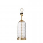 Wistow - Base Only - Brass Table Lamp with Clear Glass  Wistow - Base Only - Brass Table Lamp with Clear Glass