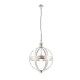 Ceiling Lights - Vienna - Clear Glass & Bright Nickel Big Lantern Pendant Endon-73108 - Vienna - Clear Glass & Bright Nickel Big Lantern Pendant